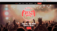 Desktop Screenshot of mchenryfiestadays.com